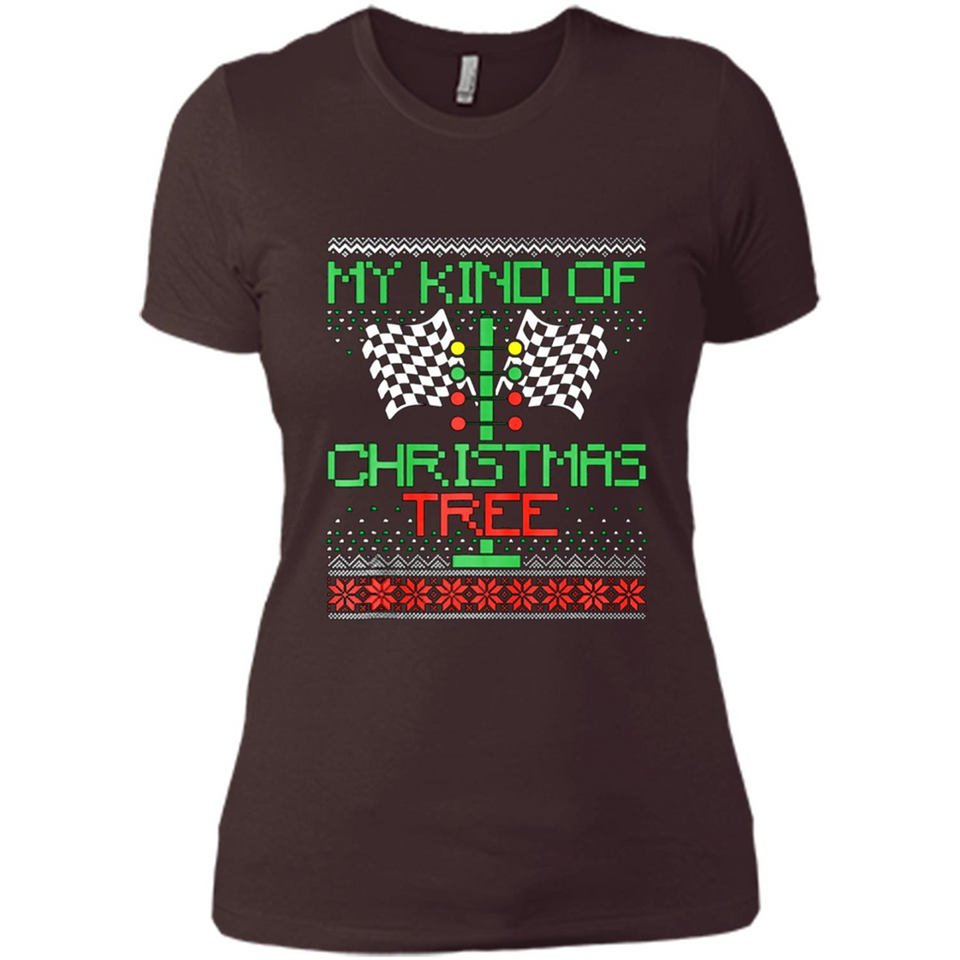 Funny Drag Racing Ugly Christmas Holiday Tree PING PONG