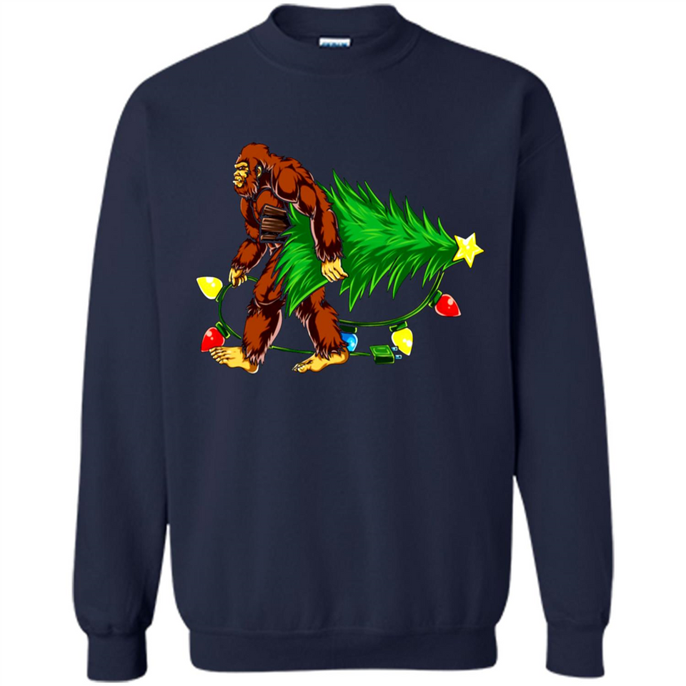 Hugging Christmas Tree Bigfoot PING PONG