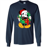 Mickey Mouse Merry Christmas Disney Sweatshirt - Long Sleeve T-Shirt