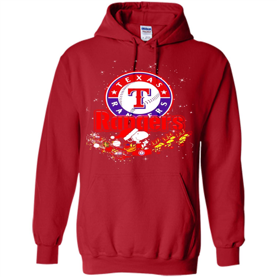 Snoopy Christmas Texas Rangers - Hoodie
