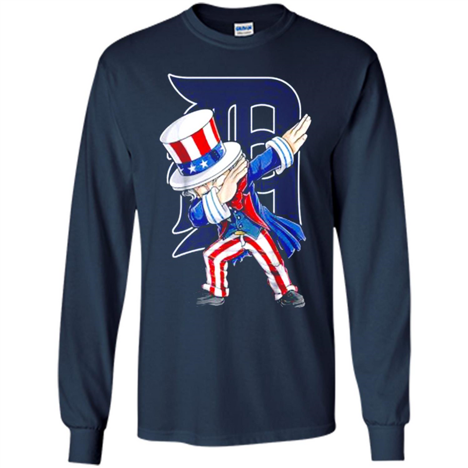 MLB DETROIT TIGERS UNCLE SAM DABBING INDEPENDENCE DAY