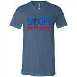 Snoopy for President - Canvas Unisex V-Neck