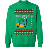 Merry Christmas Forklift ugly sweatshirt PINGPONG