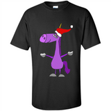 Funny Christmas Unicorn in Santa Hat - Shirt