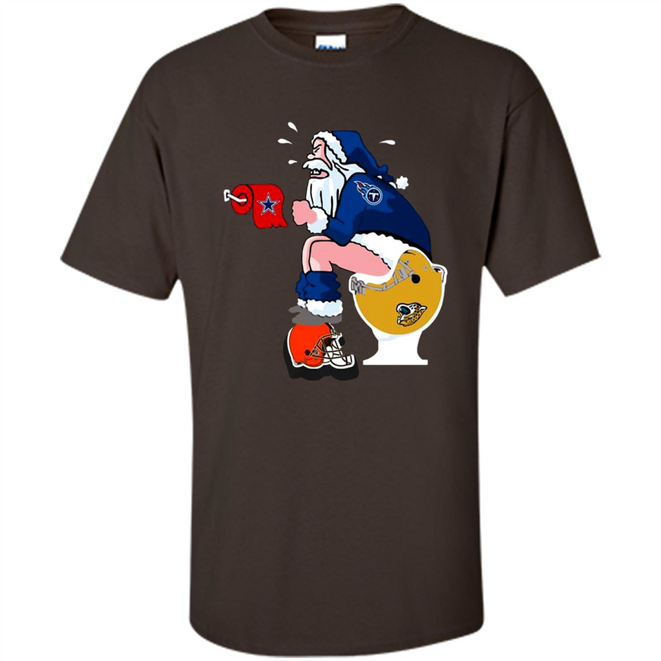 Tennessee Titans Santa Claus Toilet