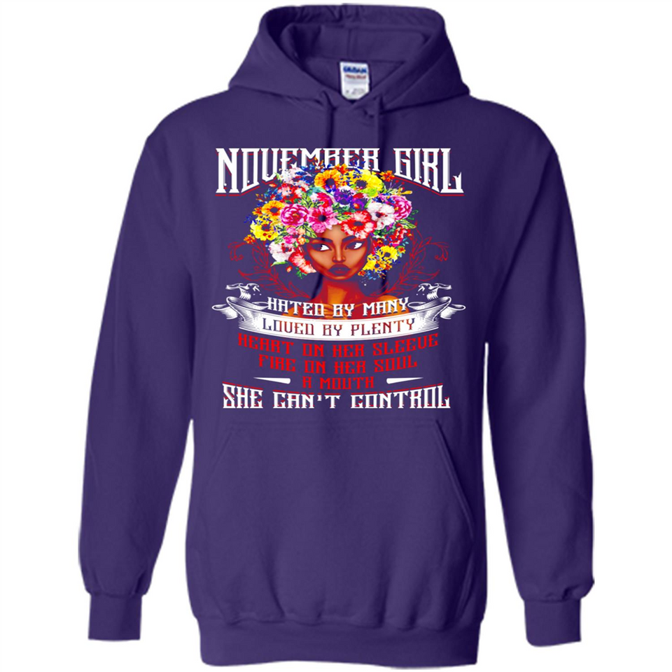 November Girl Flower - Hoodie