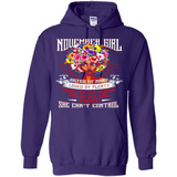 November Girl Flower - Hoodie