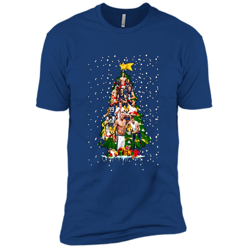 J.J. Watt Christmas Tree ugly sweater PINGPONG
