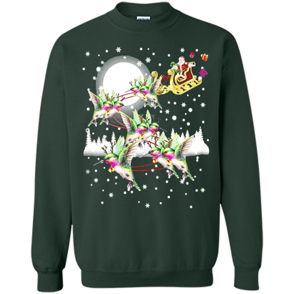 Hummingbird Santa Sleigh - Sweatshirt