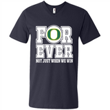Oregon Ducks Forever For ever not just when we win - Men's V-Neck