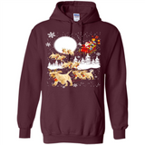 Christmas Santa Golden Retriever Sleigh For Labrador Retriever
