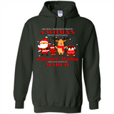 Never Underestimate A March Woman Watches Hallmark Movies Sweatshirt PINGPONG