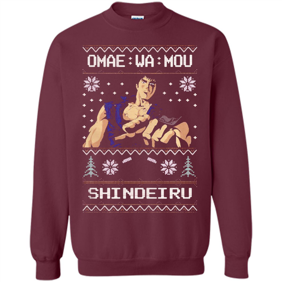 Omae Wa Mou Shindeiru Ugly Christmas Sweater - Sweatshirt