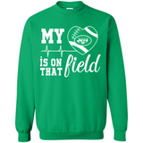 New York Jets Football My Heart is on that Field - Sweatshirt