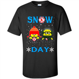 Snow Day Shirt For Boston Red Sox Vs Minion Fans pingpong