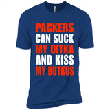 Packers can suck my Ditka and kiss my Butkus PINGPONG - Premium Short Sleeve T-Shirt