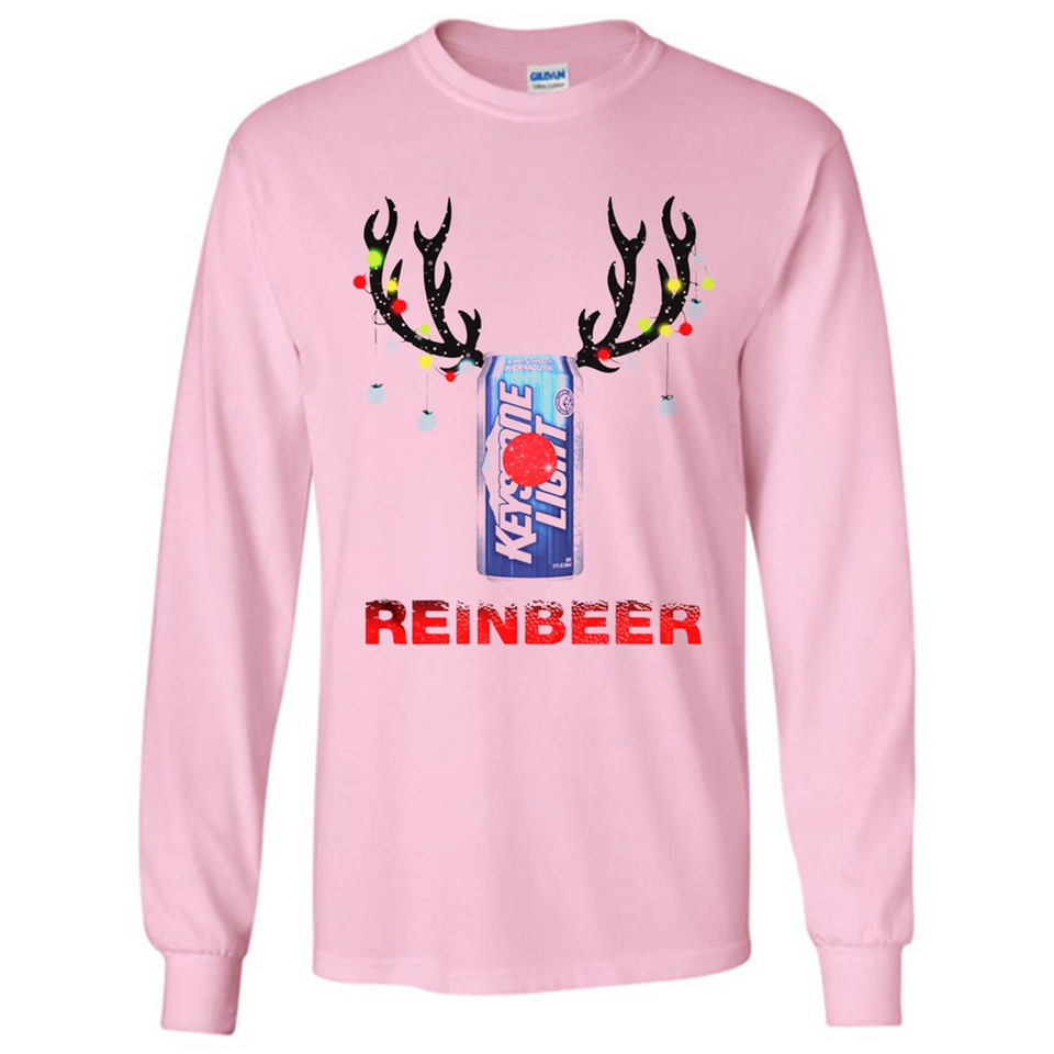 Keystone Light reinbeer Christmas - Long Sleeve T-Shirt