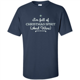 Christmas Tshirt for Women - Christmas Wine