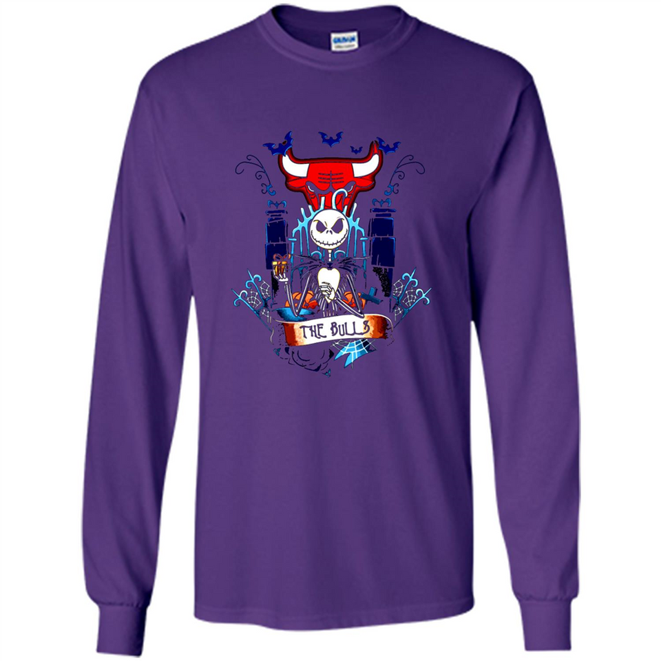 Chicago Bulls Halloween The Nightmare Before Christmas - Long Sleeve T-Shirt