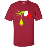 Funny Grinch Hand Holding Christmas Tree Ornament Christmas PING PONG