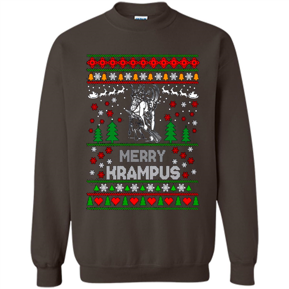 Merry Krampus Christmas sweatshirt PINGPONG