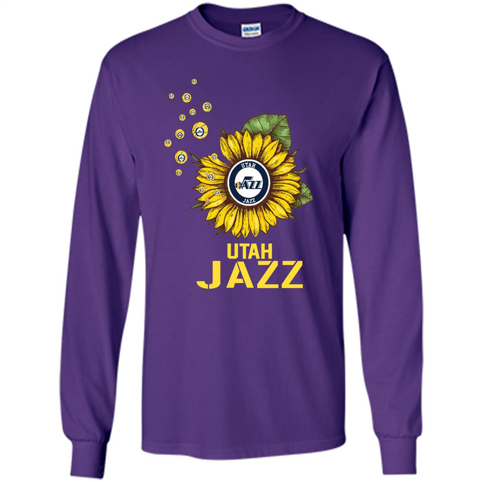 Utah Jazz Basketball Sunflower