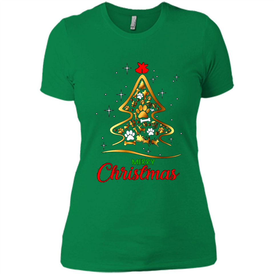Merry Christmas Dogs Christmas Tree sweater PINGPONG