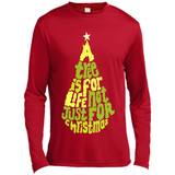 A Tree Is For Life Not Just For Christmas - Canvas Long Sleeve T-Shirt