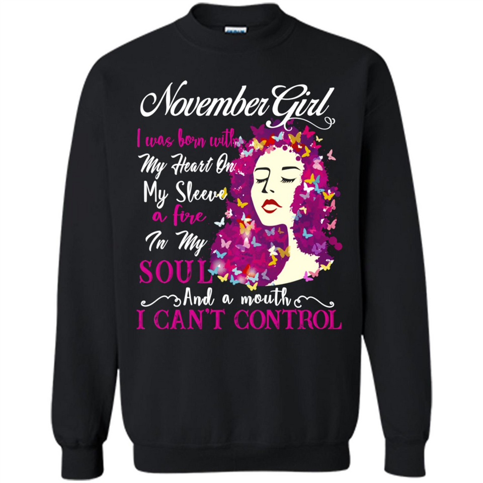 November Butterfly Girl - Sweatshirt