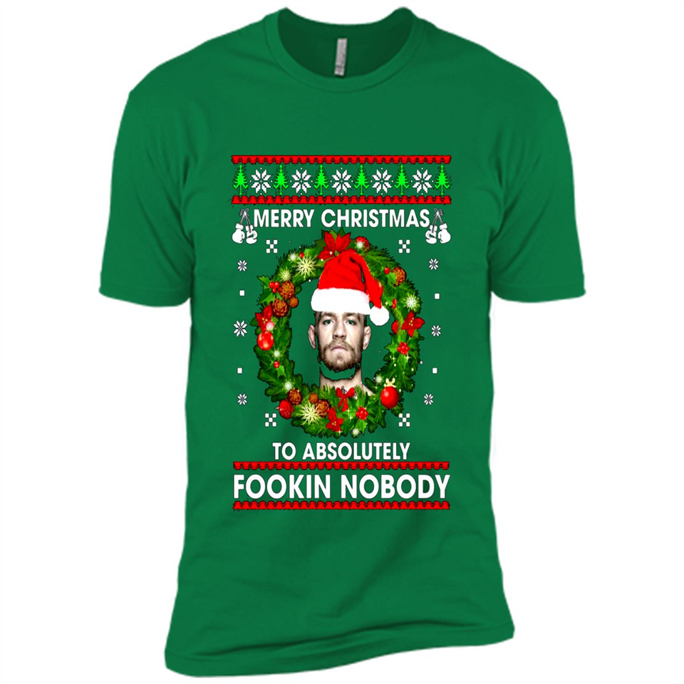 Merry Fookin Christmas Conor Mcgregor sweater PINGPONG