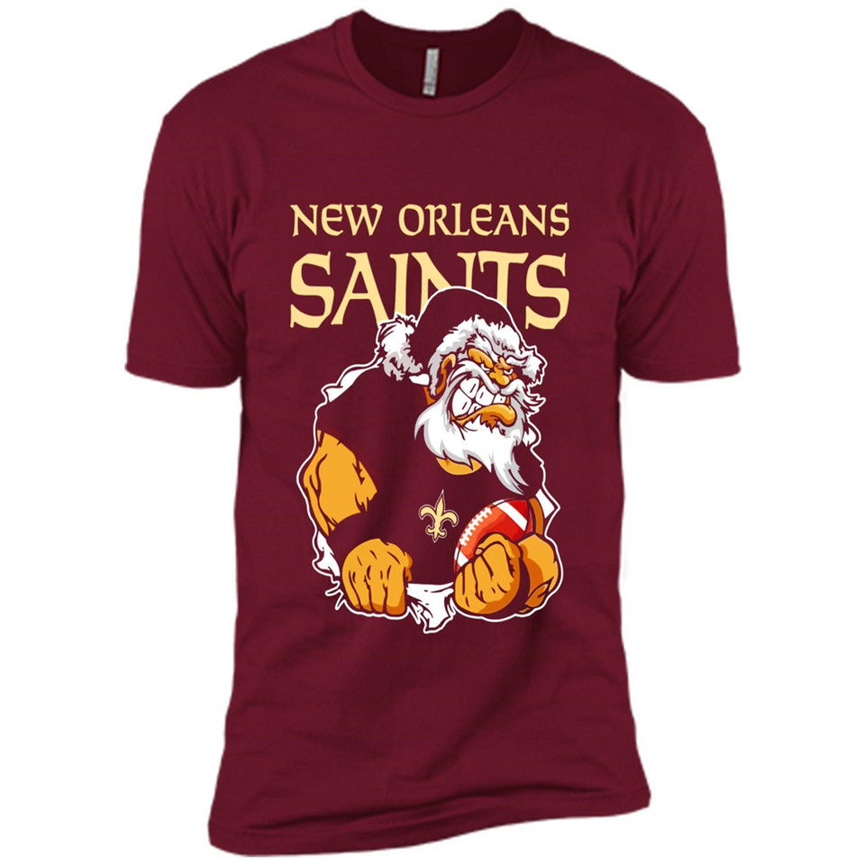 Grumpy Santa Claus New Orleans Saints Football Team PINGPONG