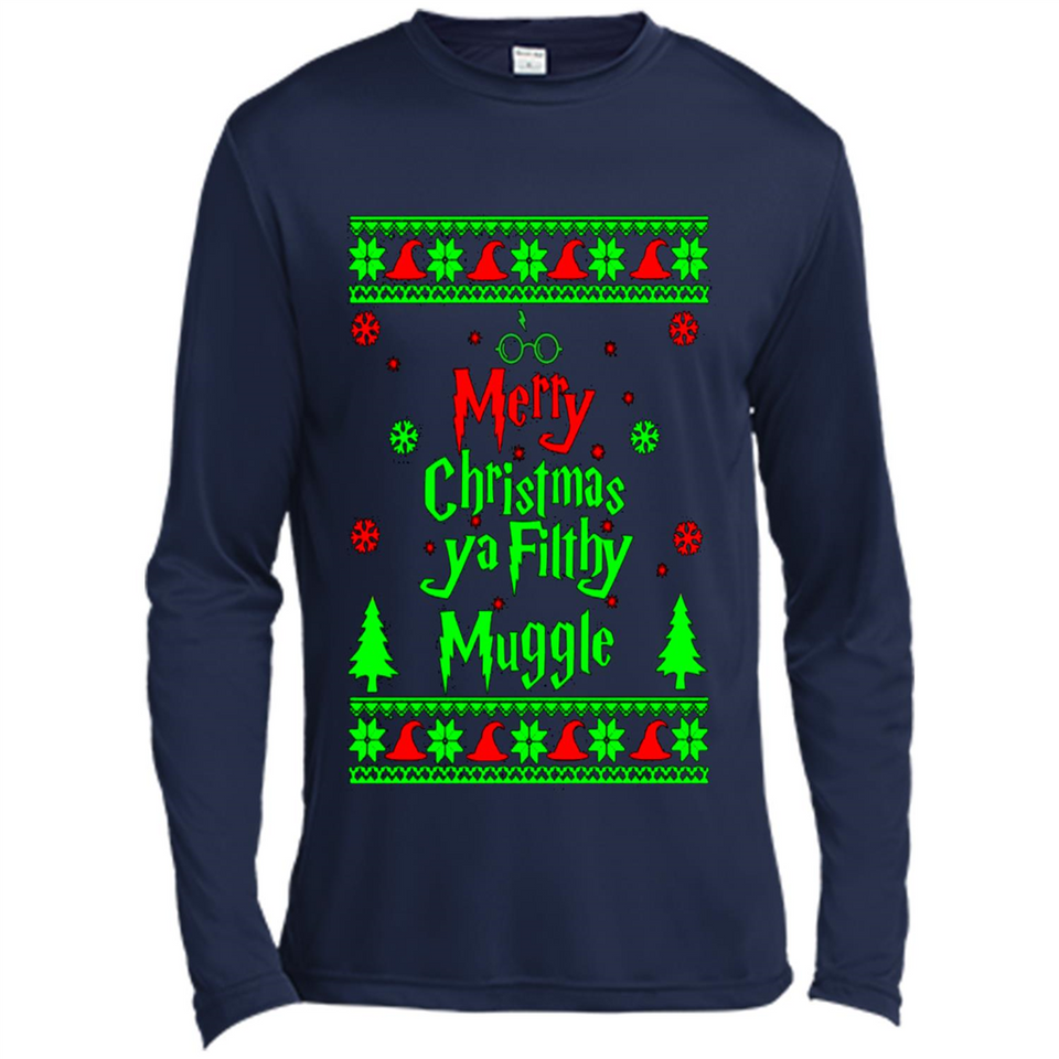 Merry Christmas ya filthy animal ugly sweater PINGPONG