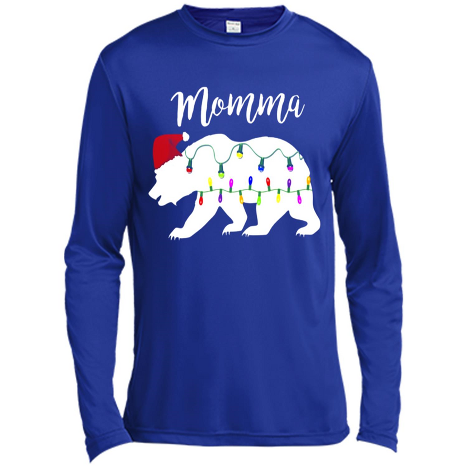 Womens Momma Bear - Canvas Long Sleeve T-Shirt