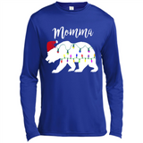 Womens Momma Bear - Canvas Long Sleeve T-Shirt