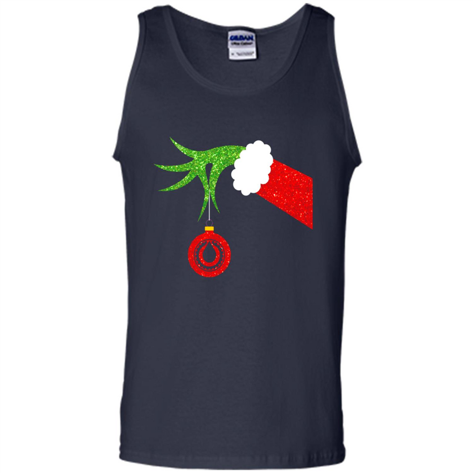 Funny Grinch Hand Holding Oiler Ornament Christmas PING PONG