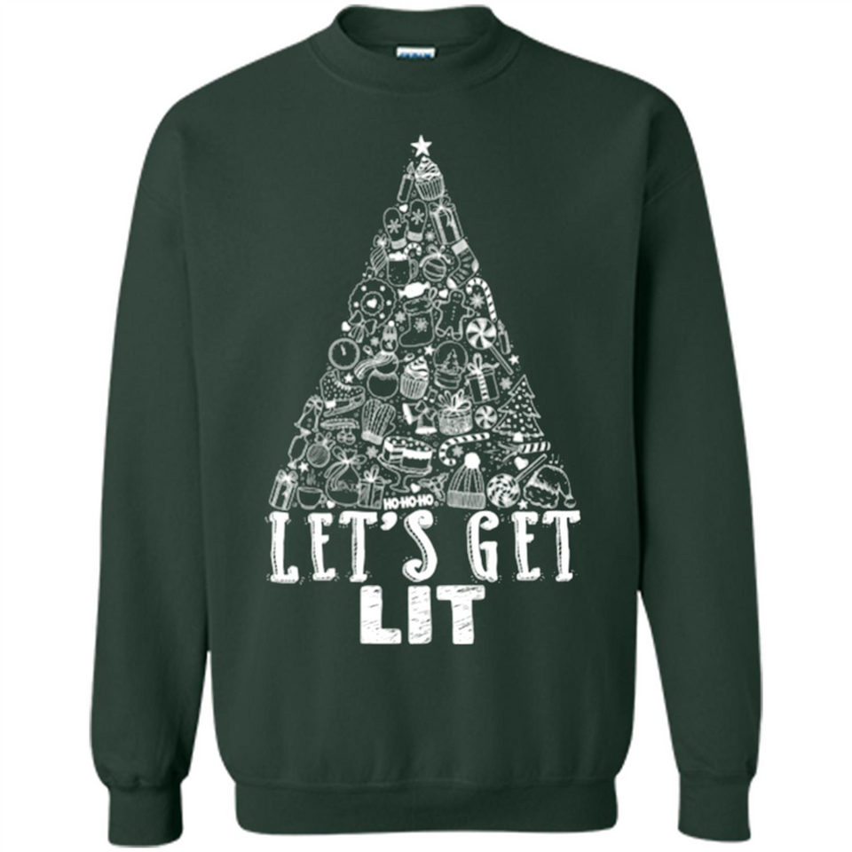 Let's Get Lit - Funny Christmas Tree