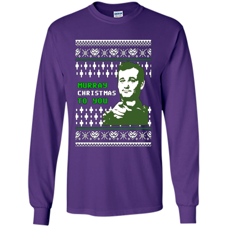 Murray Christmas to you ugly sweatshirt PINGPONG