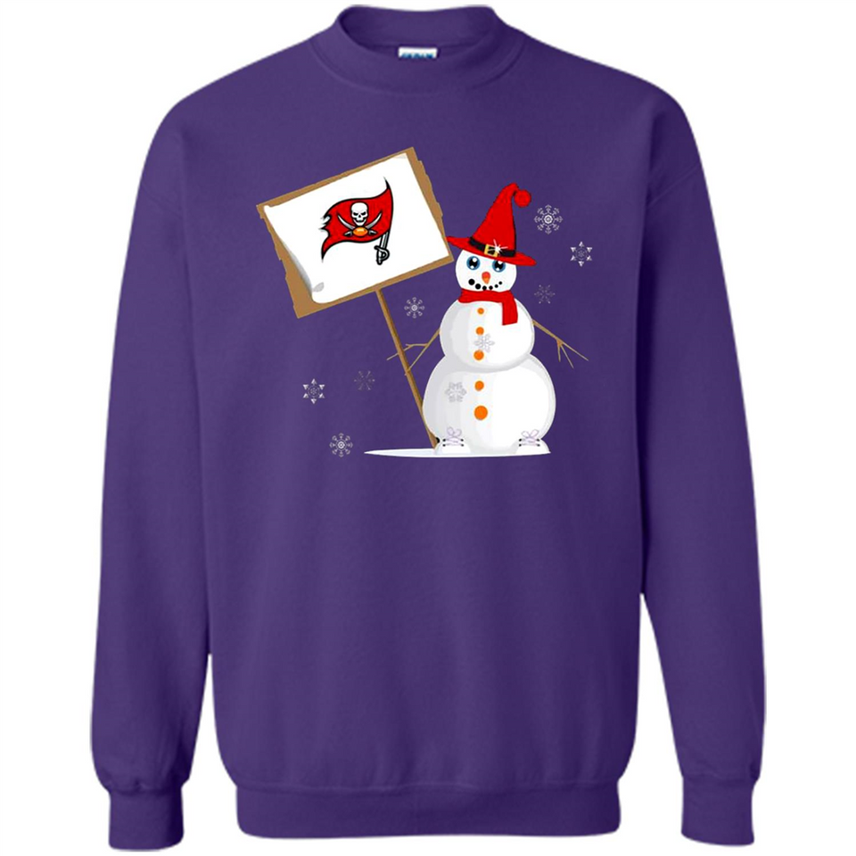 Tampa Bay Buccaneers Snowman Funny