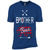 Brother Shirt Buffalo Plaid Family Camping Bear Tee - Premium Short Sleeve T-Shirt