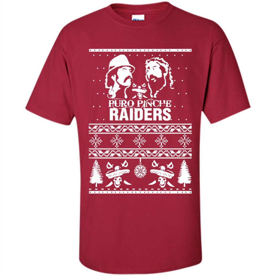Puro Pinche Raiders Ugly Christmas Sweater - Shirt