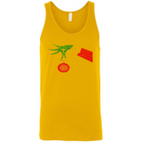 Funny Grinch Hand holding Firefighter ornament Christmas Sporty T-Shirt - Canvas Unisex Tank