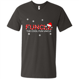 Mens Christmas Funcle The Cool Fun Uncle Definition Xmas - Men's V-Neck