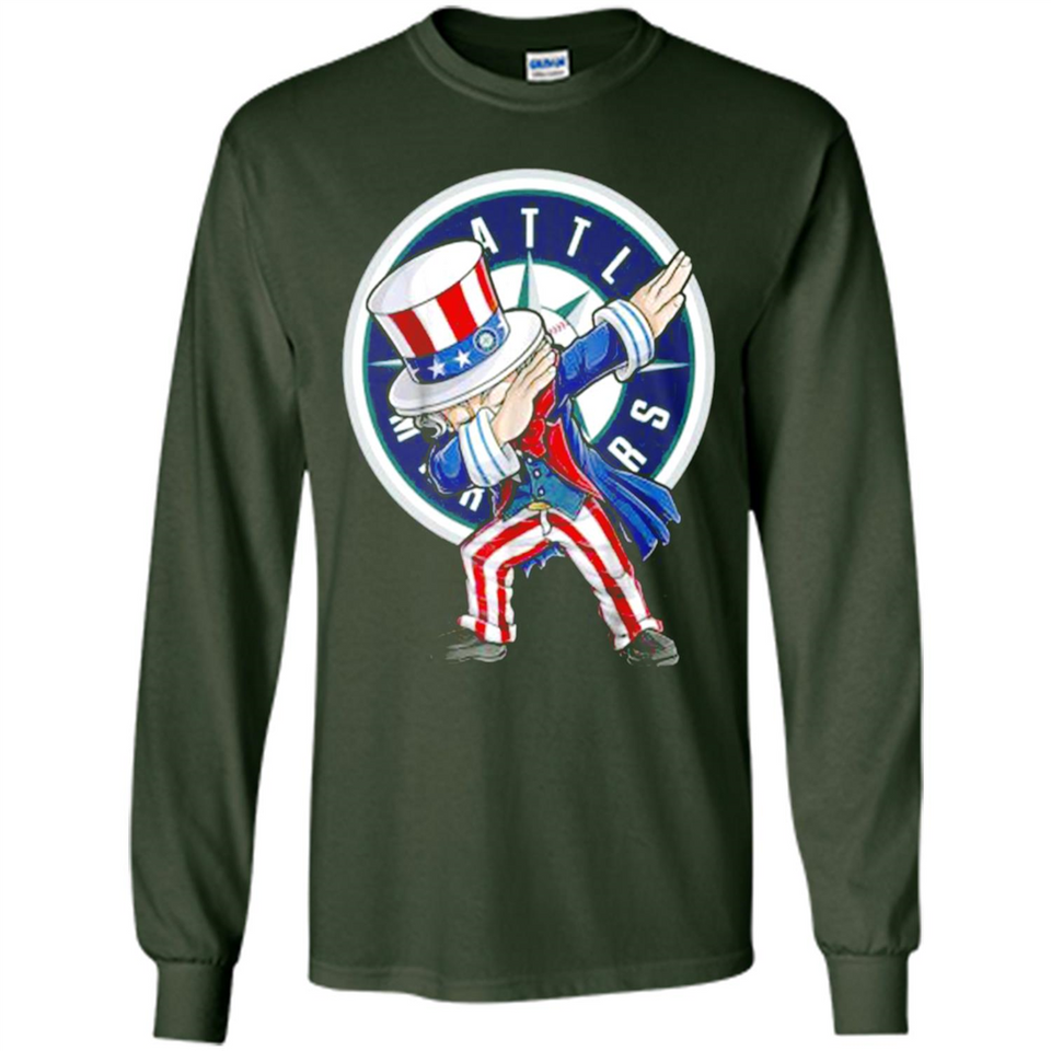 MLB SEATTLE MARINERS UNCLE SAM DABBING INDEPENDENCE DAY