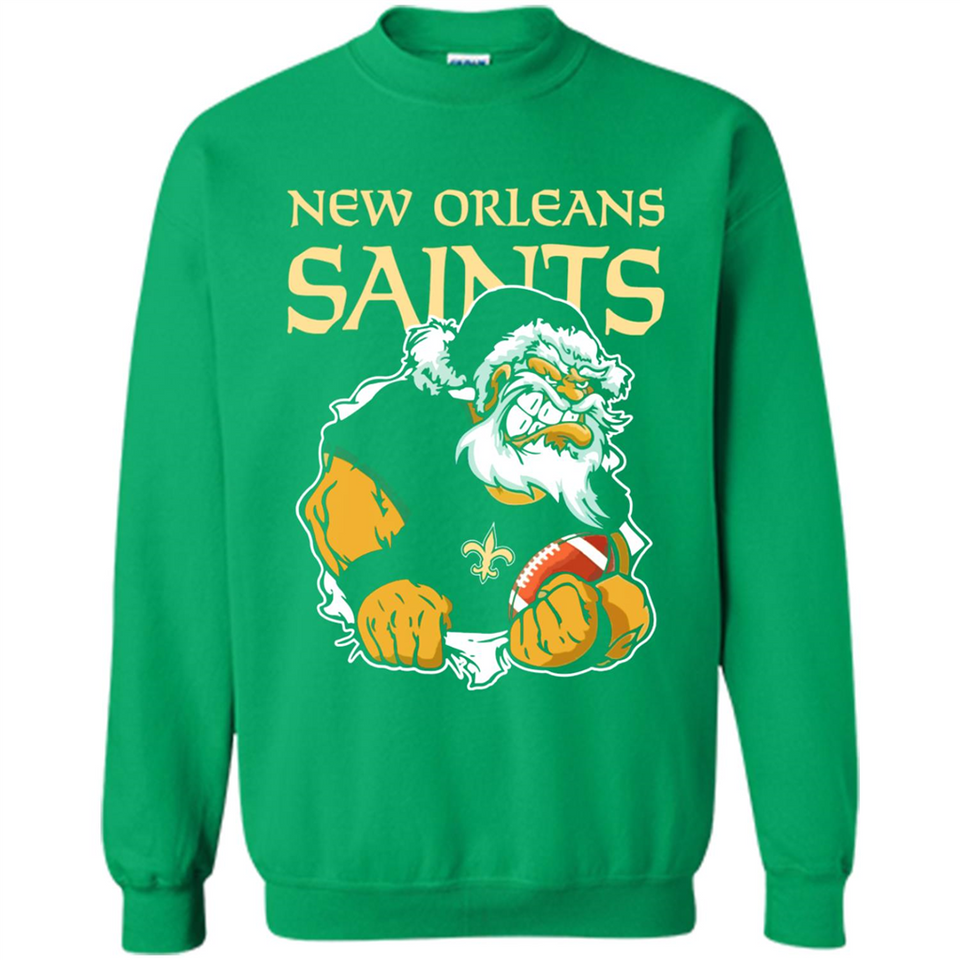 Grumpy Santa Claus New Orleans Saints Football Team PINGPONG