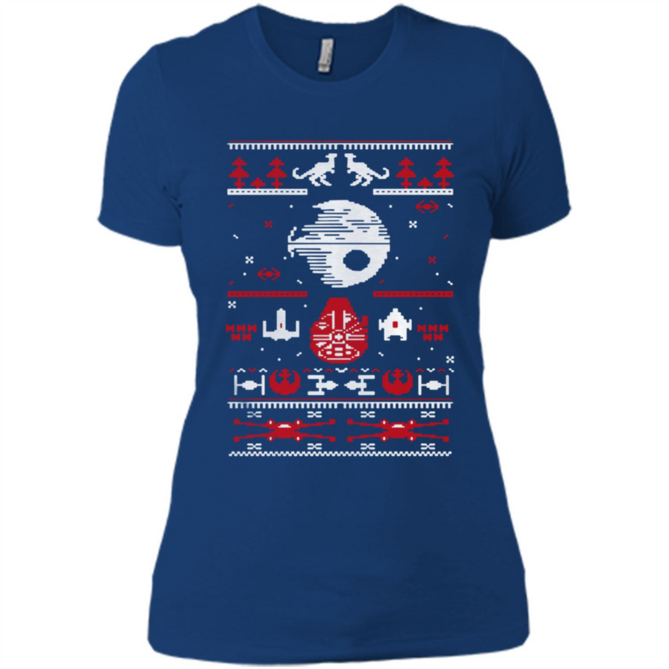 Star Wars Ugly Christmas Sweater - Ladies' Boyfriend T-Shirt