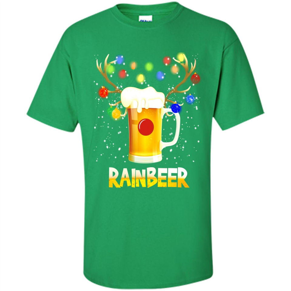 Rainbeer Christmas Reindeer Beer Drinking