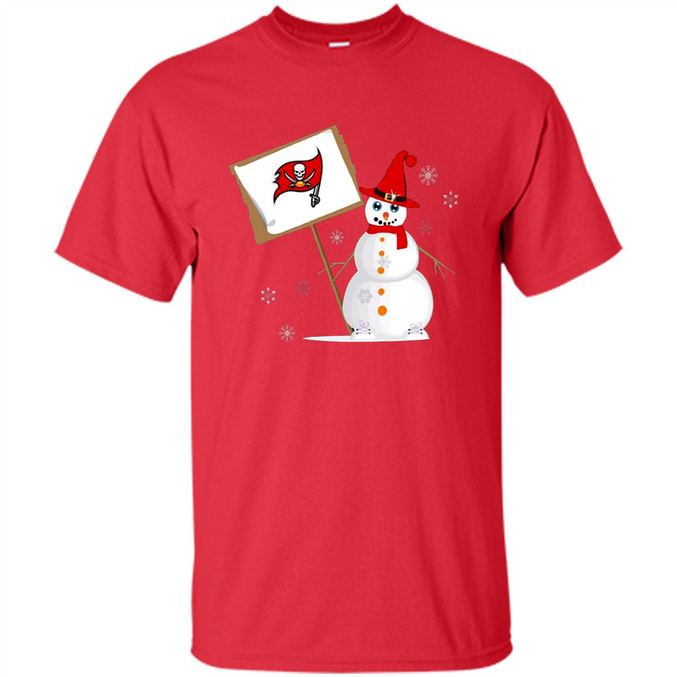 Tampa Bay Buccaneers Snowman Funny