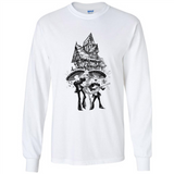 Mariachi Skeleton Shirt Dia De Los Muertos Tequila - Long Sleeve T-Shirt