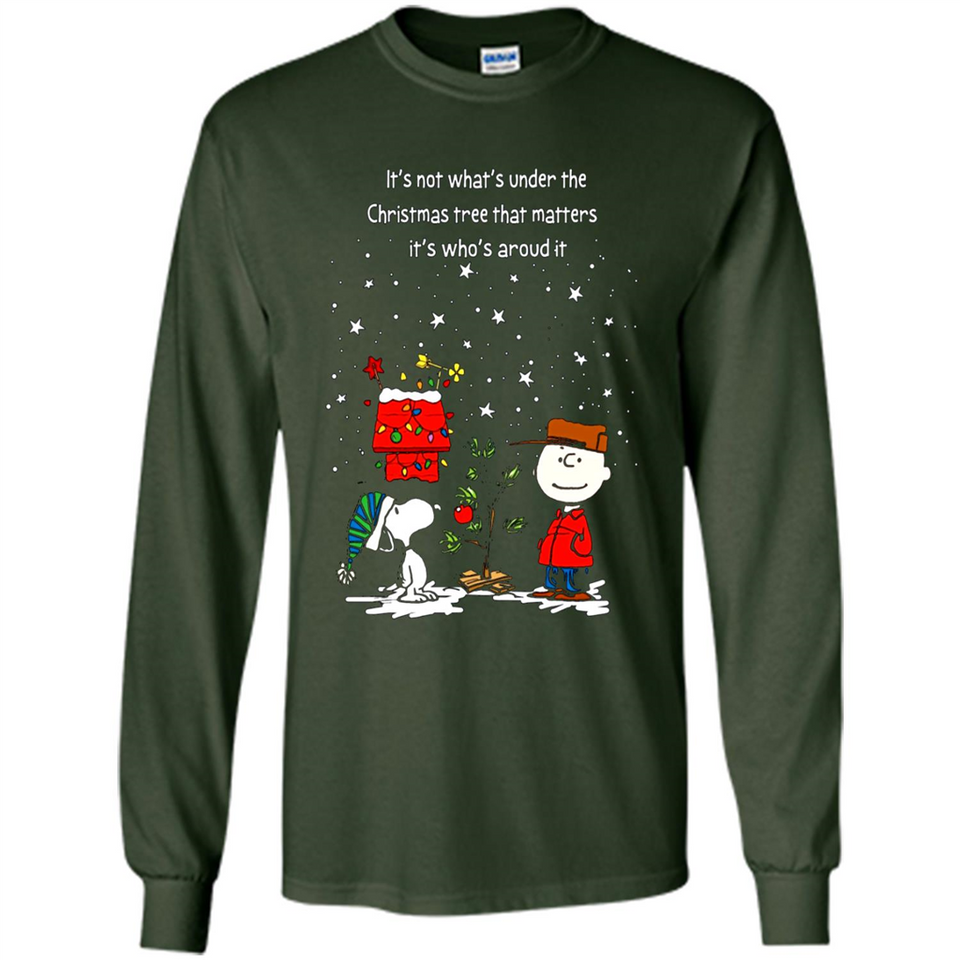 It’s Not What’s Under The Christmas Tree Snoopy Charlie Brown PING PONG