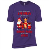 Never Underestimate An April Woman Watches Hallmark Movies Sweatshirt PINGPONG